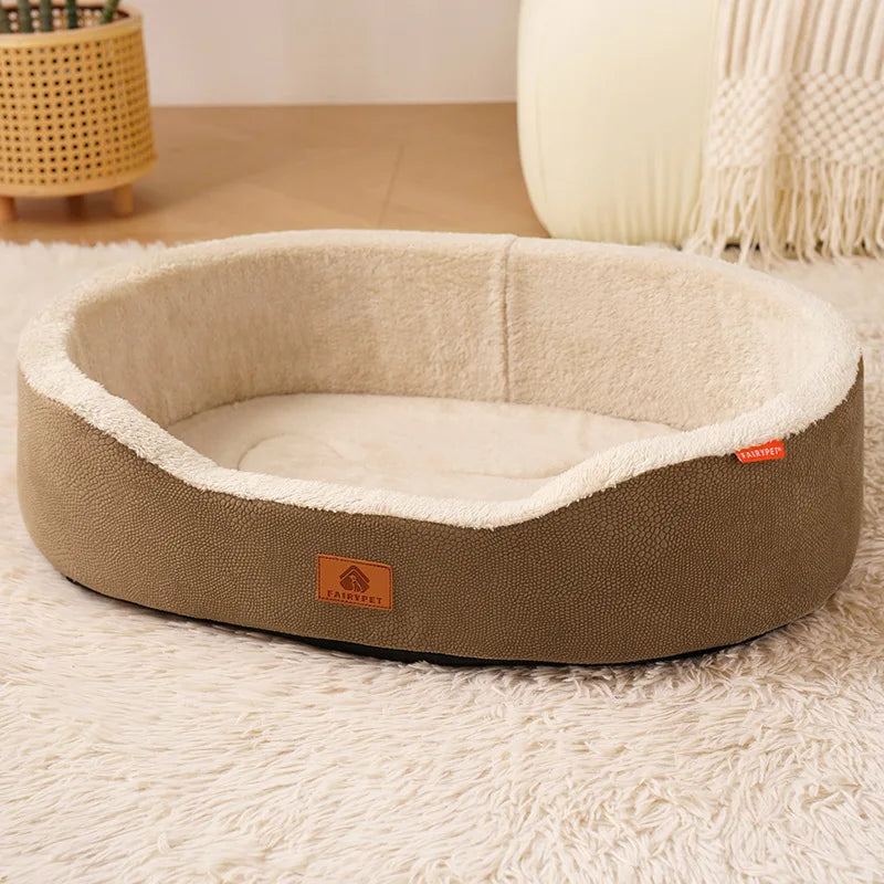 Hot Sales Four Season Universal Pet Kennel Medium Sized Dog Pet Bed Mat Detachable Lychee Skin Boat Nest Puppy Supplies Pet Beds