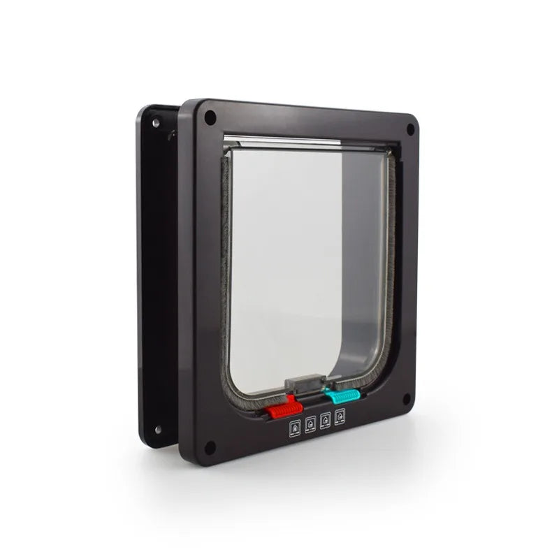 Cat Two-way Door Free Entry and Exit Easy To Install Cat Accessories Cat Flap Durable and Scratch-resistant Pet Supplies
