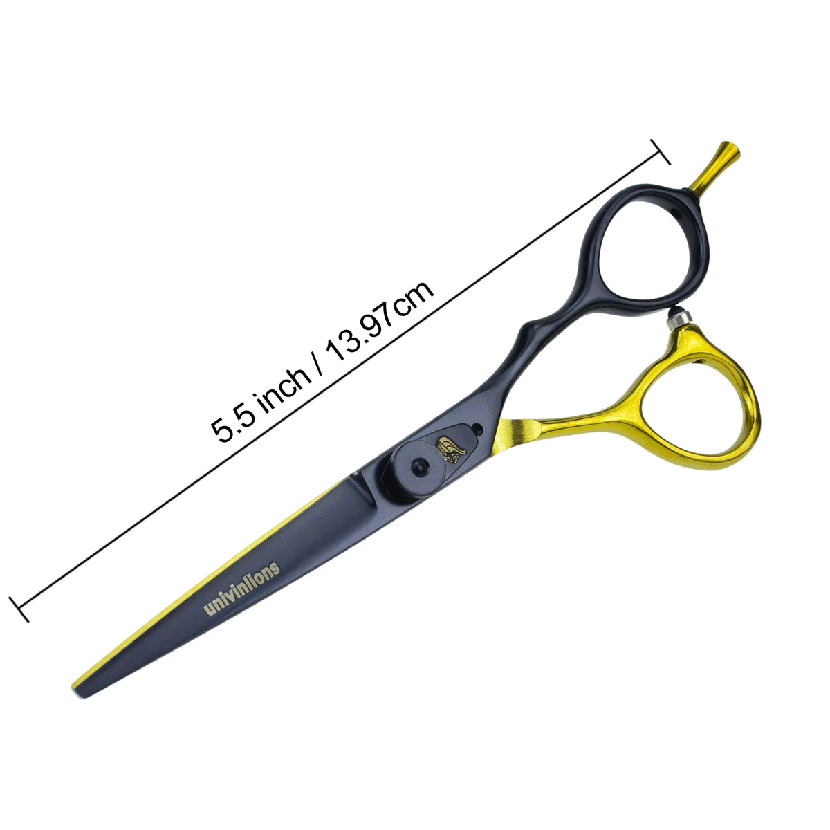 5.5/6.0" Black Gold Barber Hair Scissors Pet Grooming Scissor Dog Shears Salon Hairdressing Kit Japan Cutting Thinning Shear