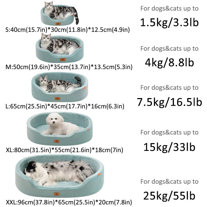 Hot Sales Four Season Universal Pet Kennel Medium Sized Dog Pet Bed Mat Detachable Lychee Skin Boat Nest Puppy Supplies Pet Beds