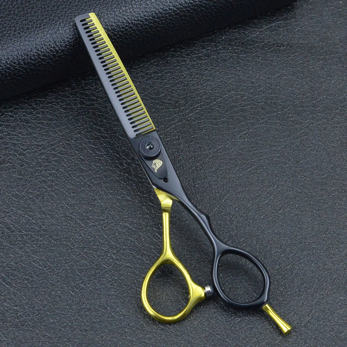 5.5/6.0" Black Gold Barber Hair Scissors Pet Grooming Scissor Dog Shears Salon Hairdressing Kit Japan Cutting Thinning Shear