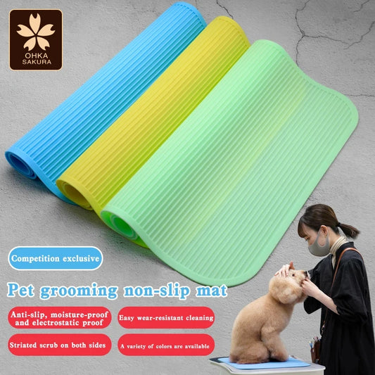 Pet Grooming Table Non-Slip Mat Pet Grooming Table Mat Pet Groomer Competition Non-Slip Mat Race-Level Non-Slip Mat