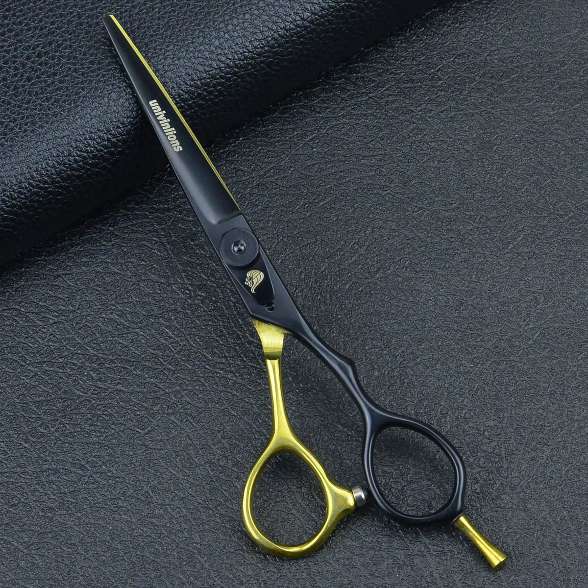 5.5/6.0" Black Gold Barber Hair Scissors Pet Grooming Scissor Dog Shears Salon Hairdressing Kit Japan Cutting Thinning Shear
