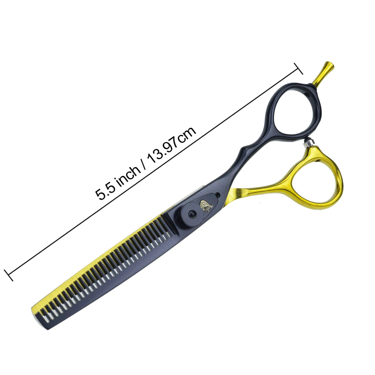 5.5/6.0" Black Gold Barber Hair Scissors Pet Grooming Scissor Dog Shears Salon Hairdressing Kit Japan Cutting Thinning Shear