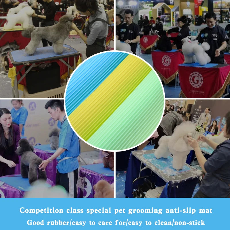 Pet Grooming Table Non-Slip Mat Pet Grooming Table Mat Pet Groomer Competition Non-Slip Mat Race-Level Non-Slip Mat