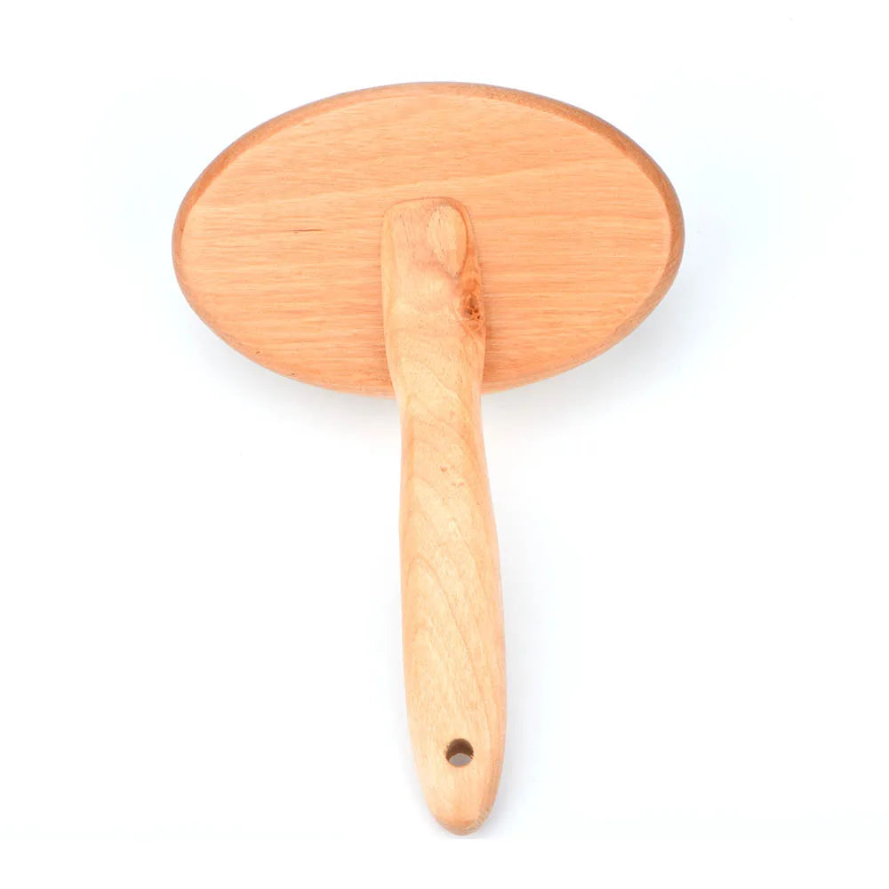 Wooden Dogs and Cats Slicker Brush for Removing Mats, Tangles and Loose Hair, Pet Grooming Comb for Long or Short Hair Dogs
