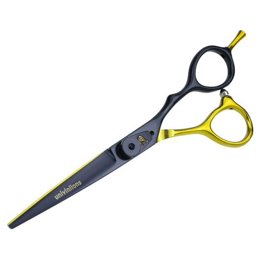 5.5/6.0" Black Gold Barber Hair Scissors Pet Grooming Scissor Dog Shears Salon Hairdressing Kit Japan Cutting Thinning Shear